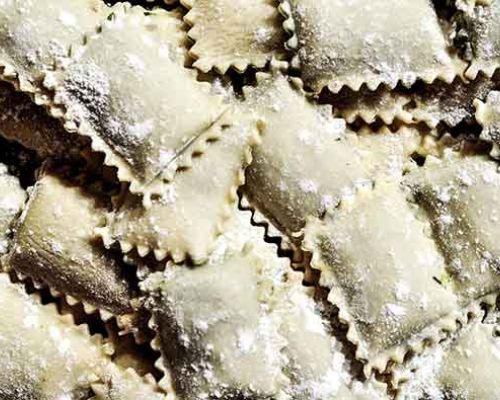 Ricetta dei Ravioli al radicchio fatti a mano